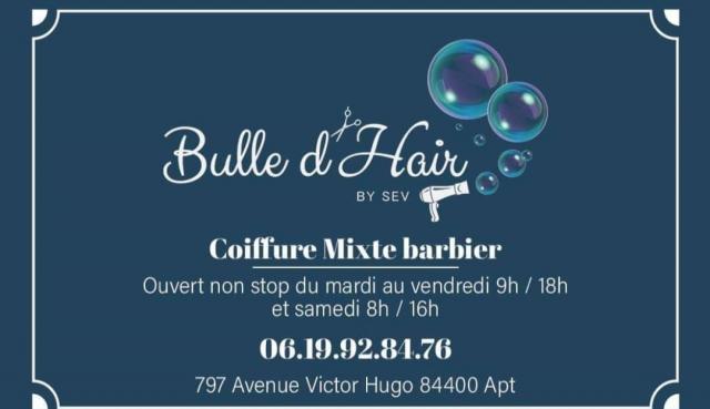 Logo Bulle d'Hair By Sév